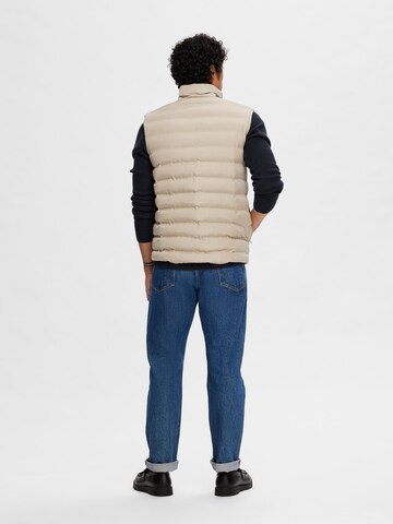 SELECTED HOMME Bodywarmer 'BARRY' in Beige