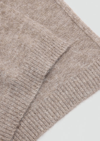 MANGO Шал 'MOHI3' в кафяво: отгоре