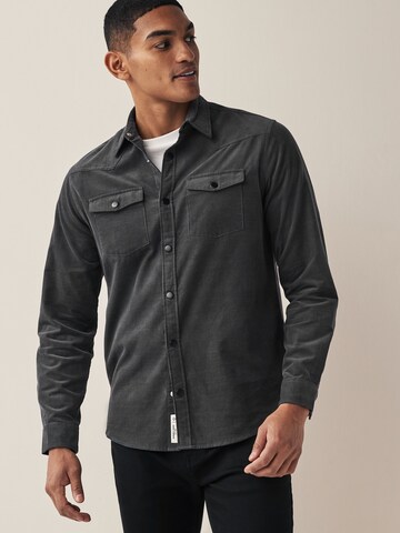 Coupe regular Chemise Next en gris