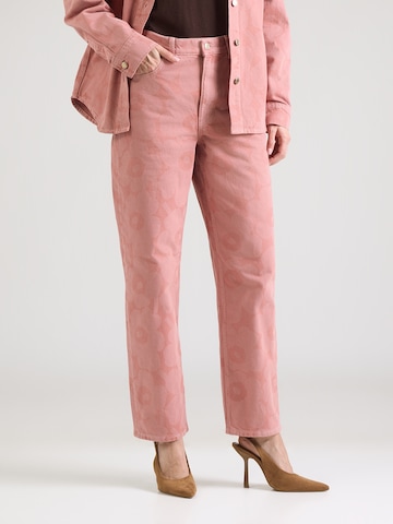 Marimekko Loosefit Jeans 'MARI' in Roze: voorkant
