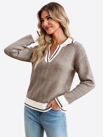 Imily Bela Pullover i brun