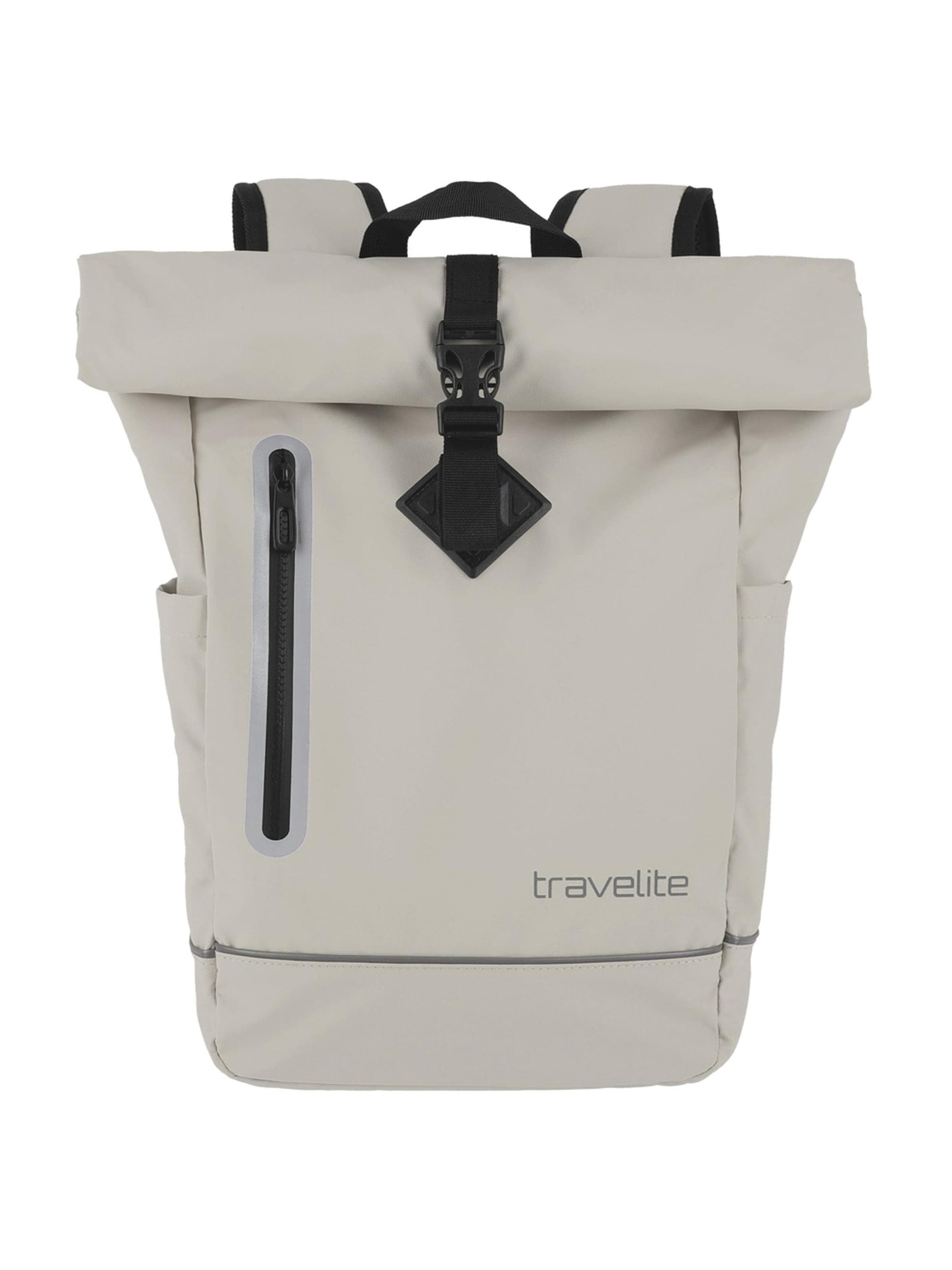 TRAVELITE Backpack 'Basics' in Beige: front