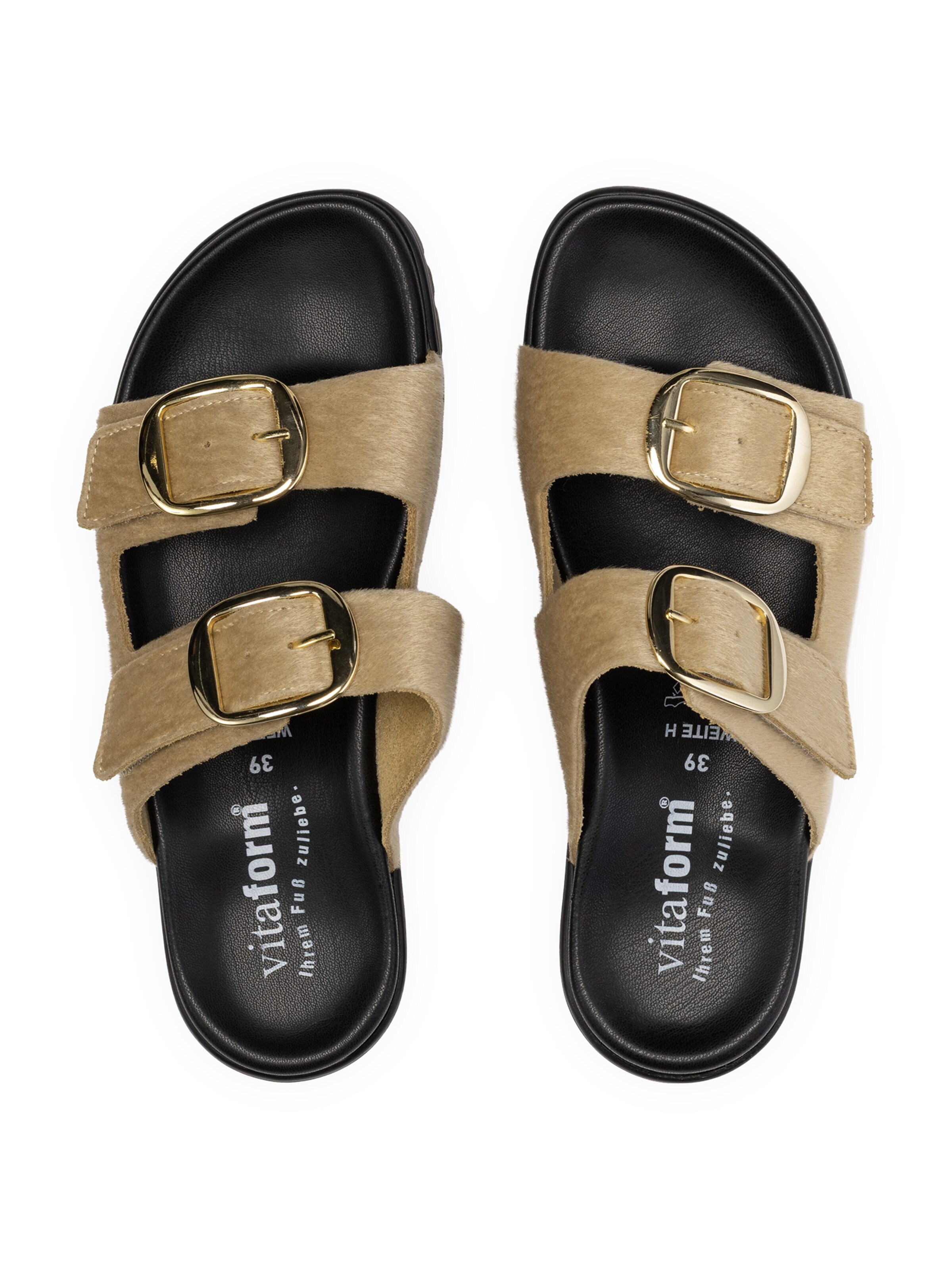 VITAFORM Pantolette in Beige