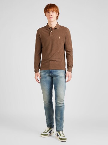 Polo Ralph Lauren Slim Fit Тениска в кафяво