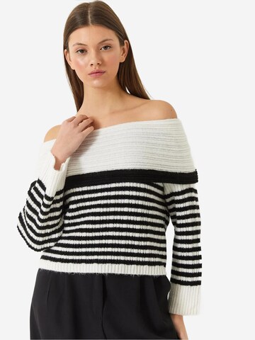 Pull-over Bianco Lucci en blanc