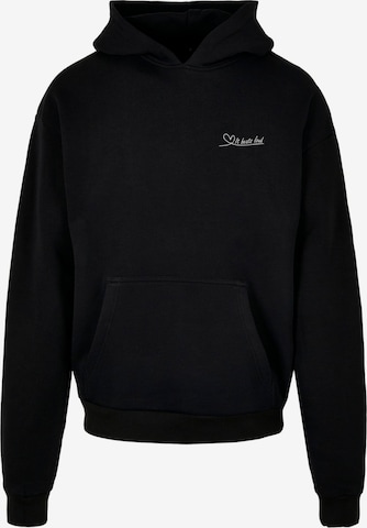 Merchcode Sweatshirt 'It Beats Loud' in Schwarz: predná strana