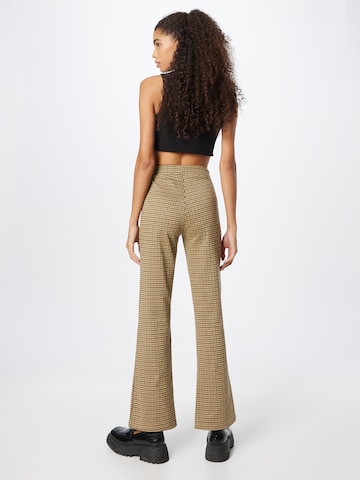 JDY Flared Pants 'MILES MANDY' in Brown