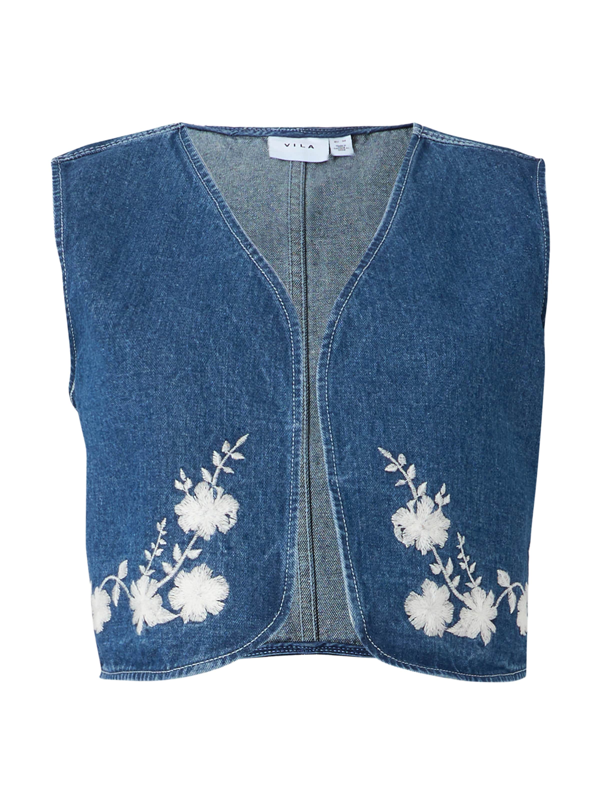 VILA Brezrokavnik 'VIWOODY' | modra barva: sprednja stran
