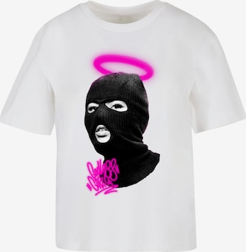 Mister Tee Koszulka 'Godless Girl 2.0' w kolorze biały: przód