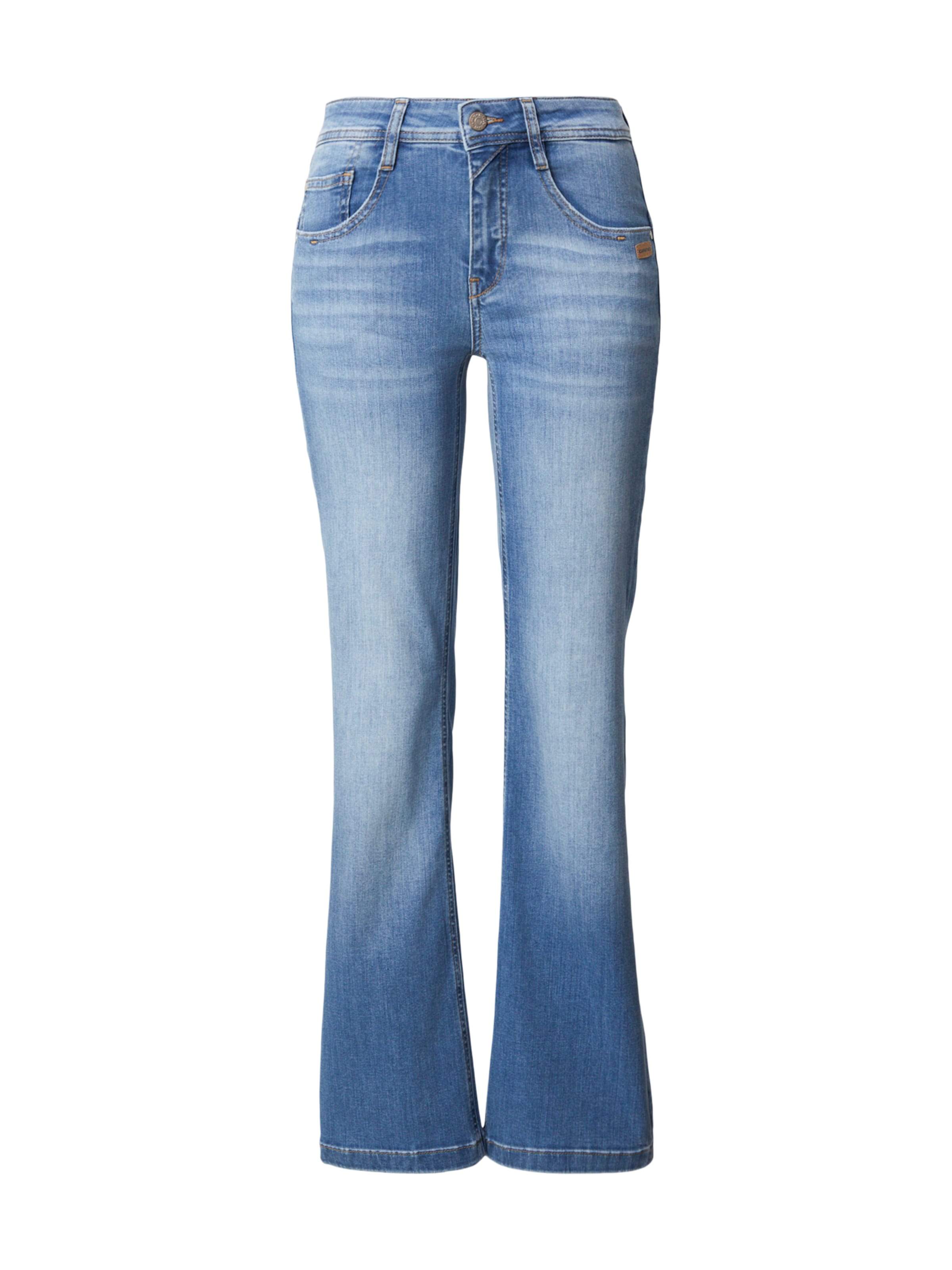 évasé Jean '94AMELIE' Gang en bleu : devant