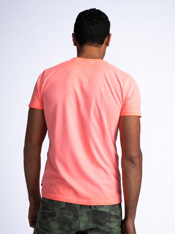 T-Shirt 'Sunglare' Petrol Industries en orange