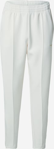HOKATapered Sportske hlače - bijela boja: prednji dio