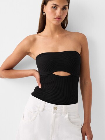 Body a maglietta di Bershka in nero