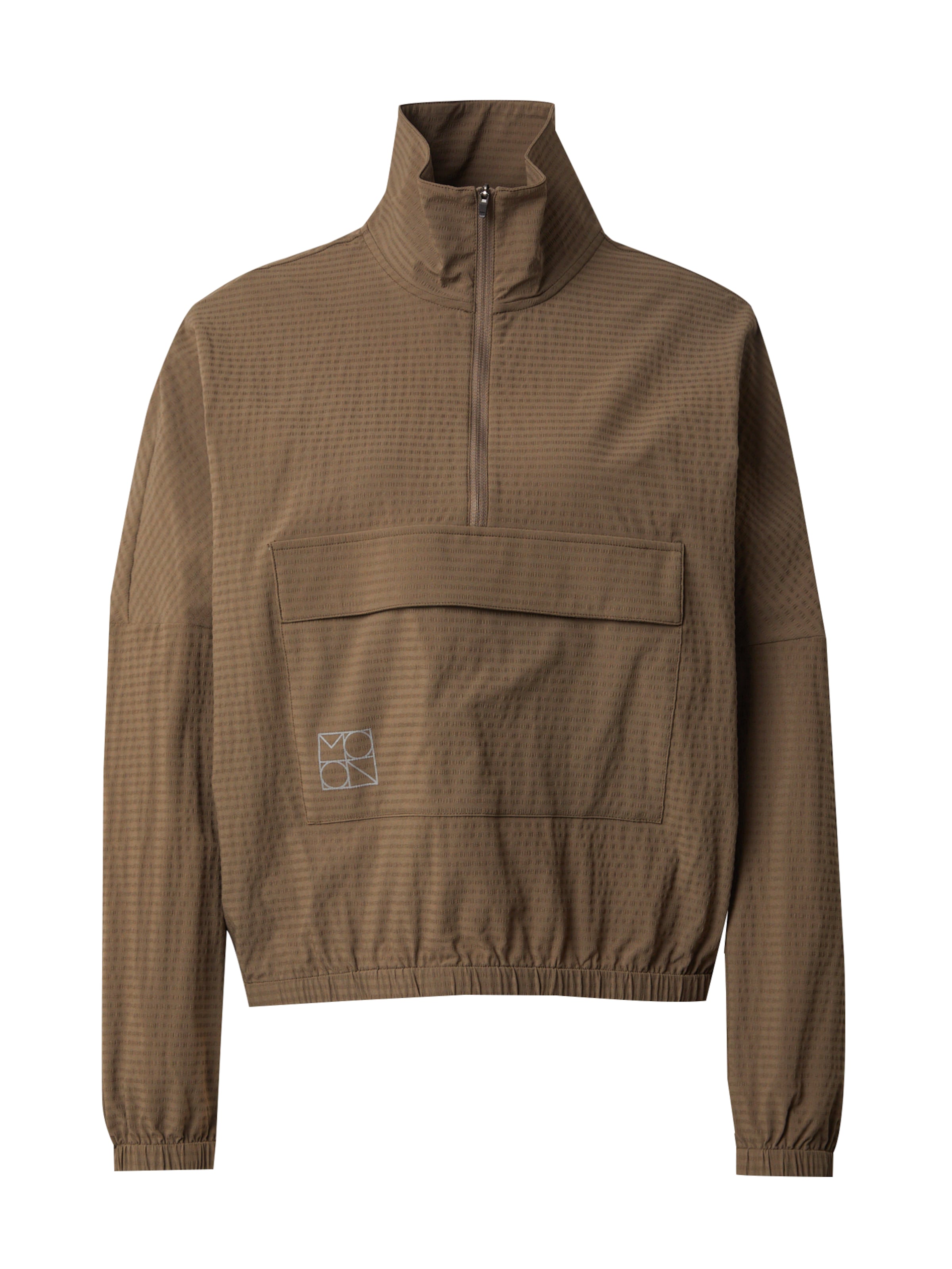 Geacă sport de la Moonchild Yoga Wear pe maro: față