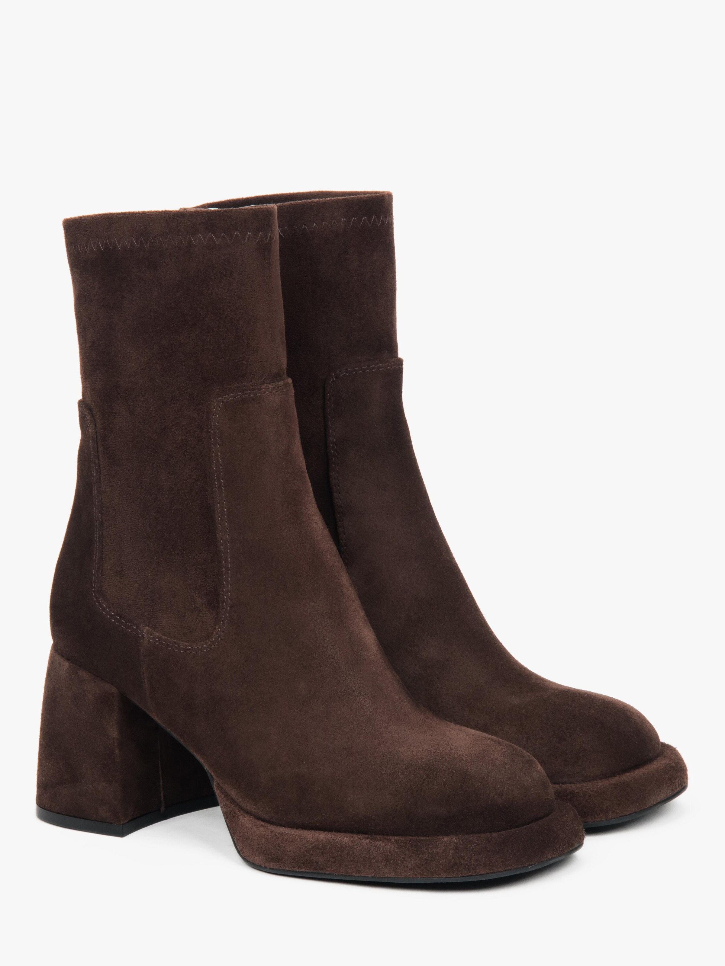 Estro Ankelboots '53-731' i brun