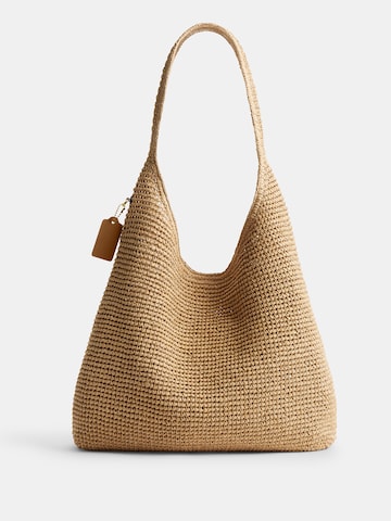 Borsa da spiaggia di COACH in beige