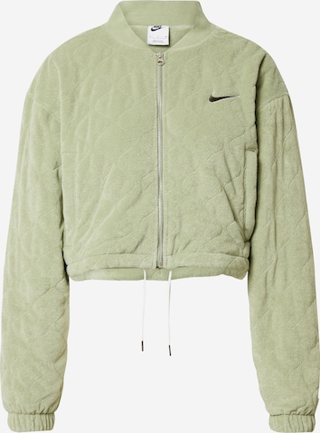 Nike Sportswear Tussenjas in Groen: voorkant