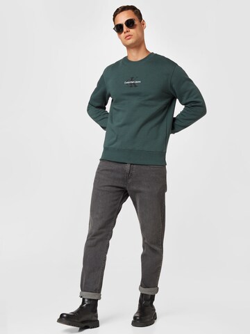 Calvin Klein Jeans Sweatshirt in Groen