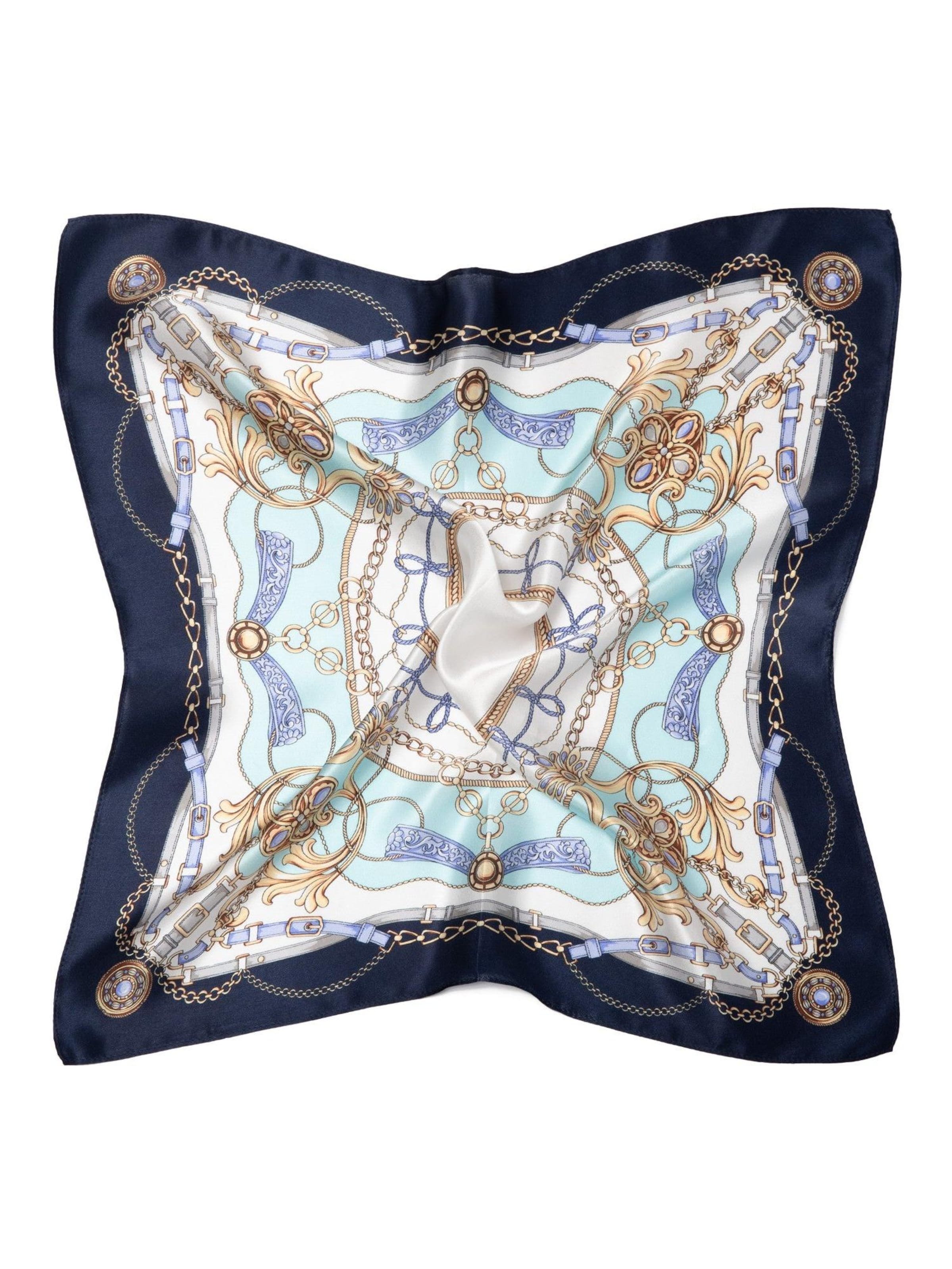 Sciarpa di MayTree in blu: frontale