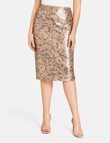 TAIFUN Skirt in Gold: front