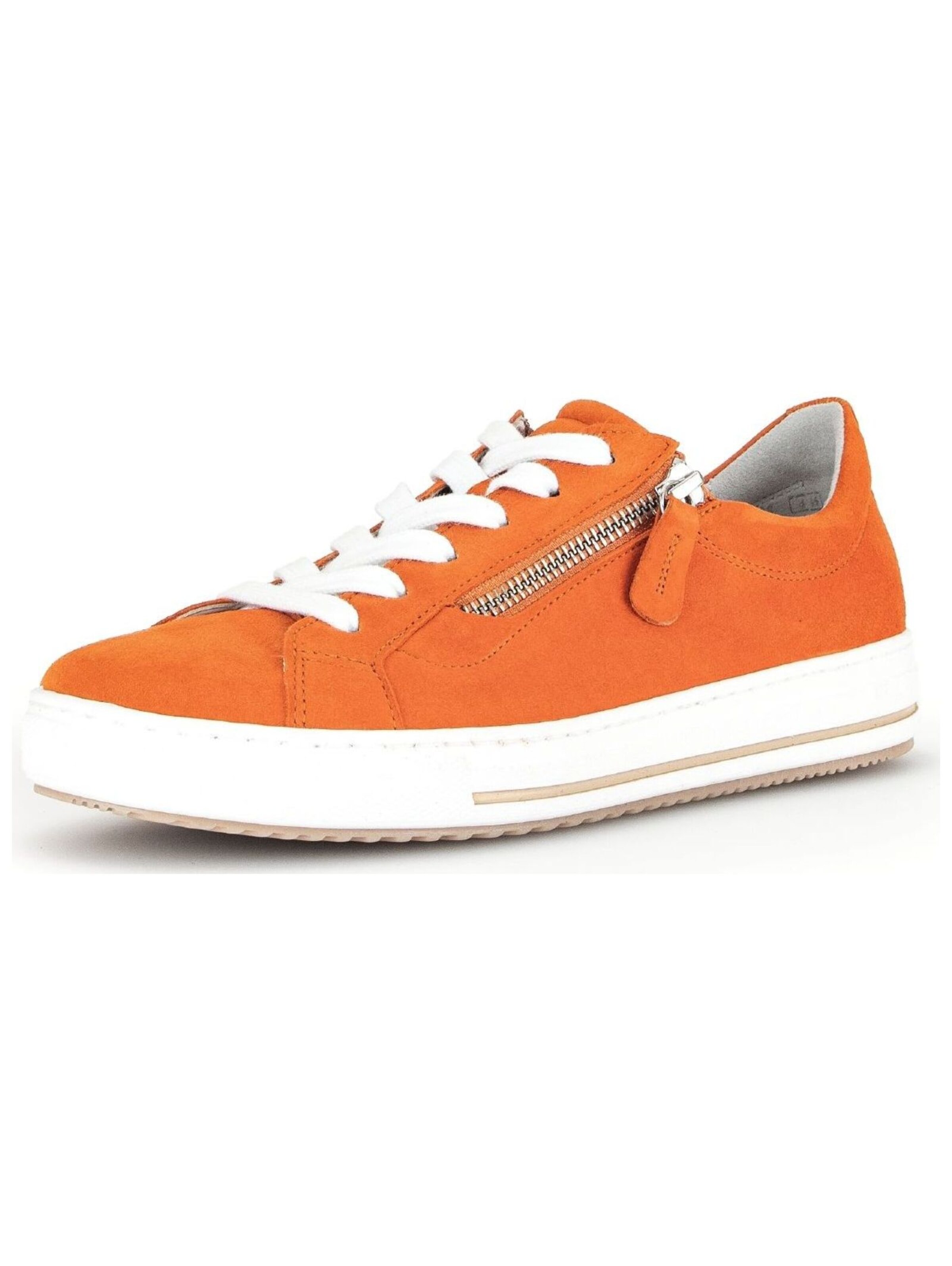 Baskets basses GABOR en orange : devant