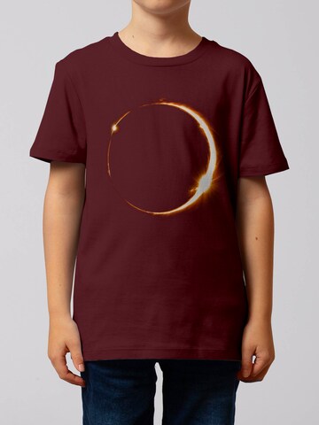 watabout.kids Shirt ' Feuerring ' in Rood: voorkant