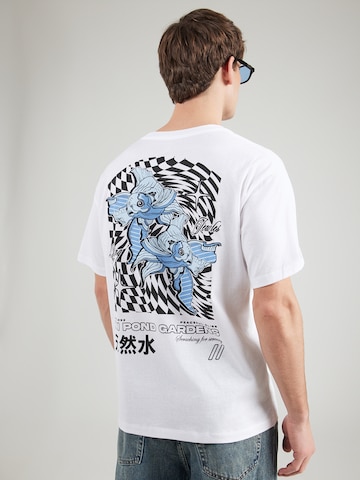 JACK & JONES T-shirt 'JORKOIPOND' i vit: framsida