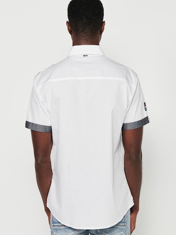 KOROSHI Regular Fit Hemd in Weiß
