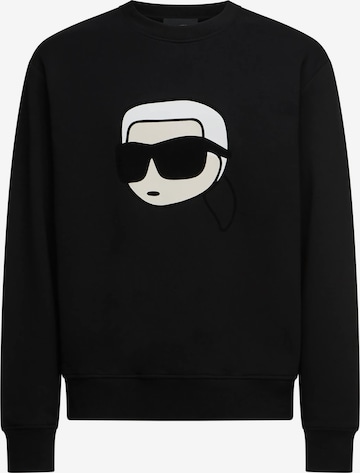 Karl Lagerfeld Collegepaita 'Ikon Karl' värissä musta: etupuoli