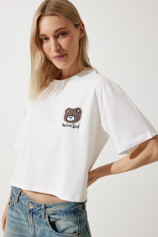 Happiness İstanbul Тениска в бежово