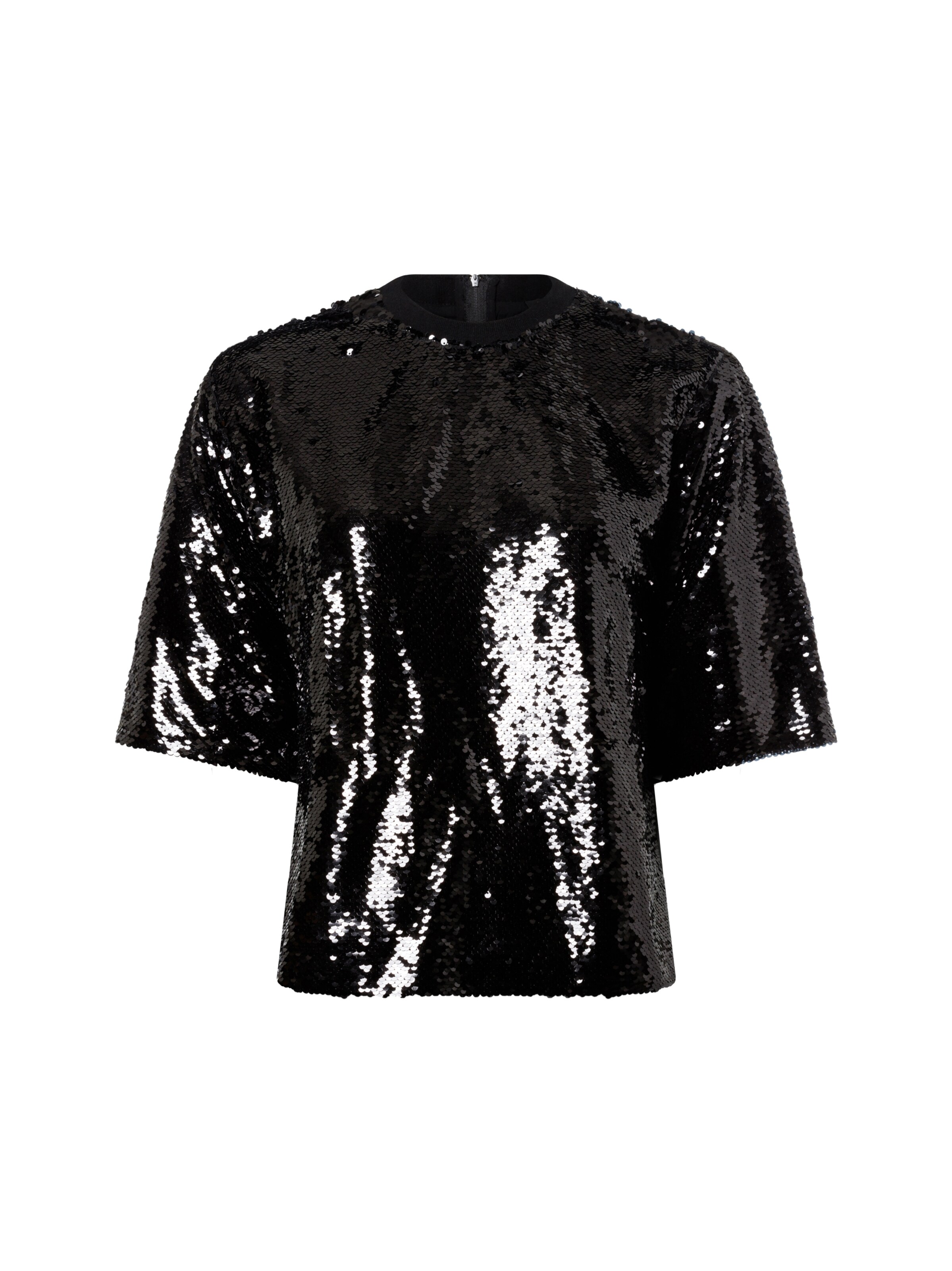 Marie Lund Blouse in Zwart: voorkant