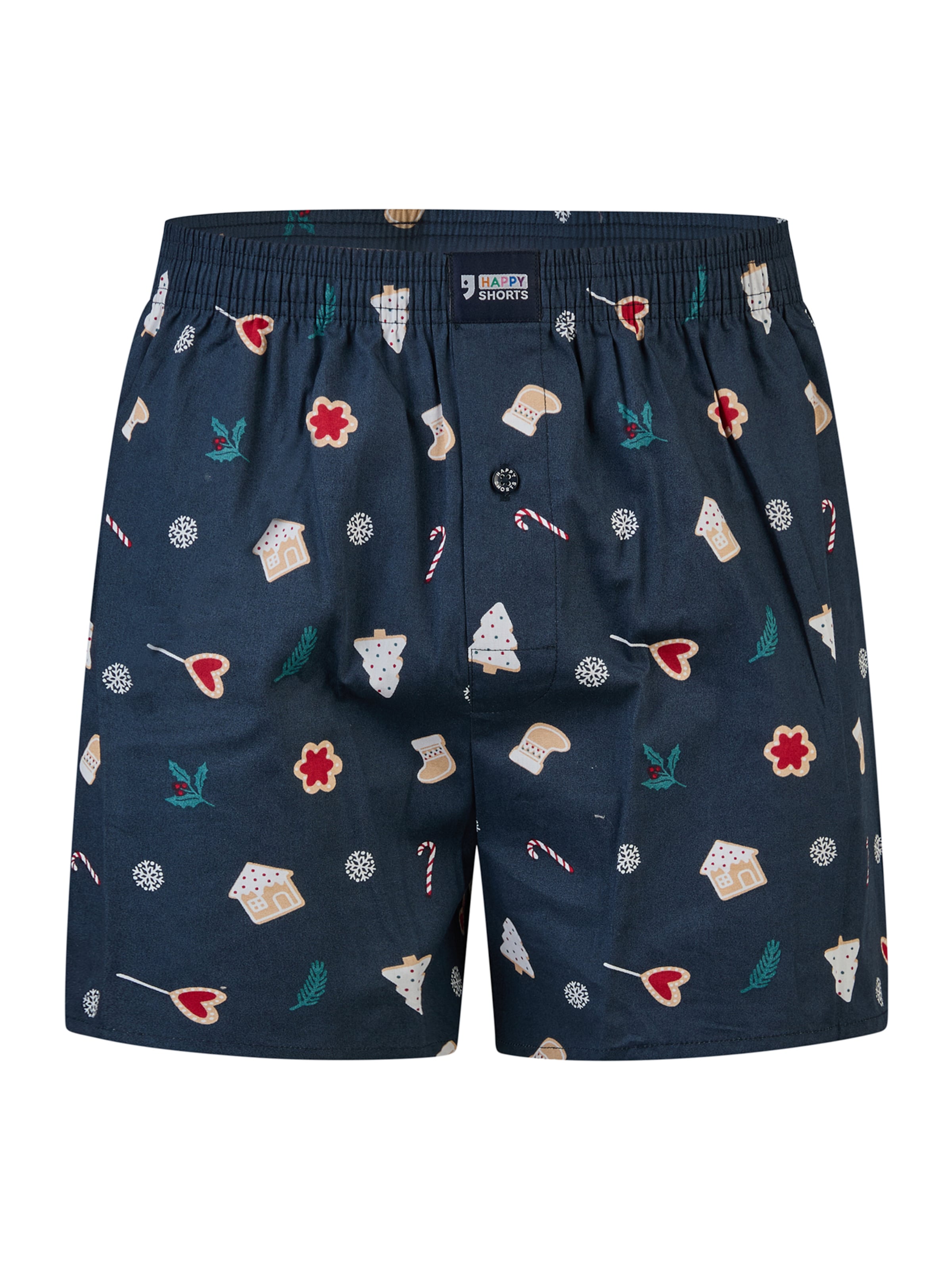 Boxers ' Xmas ' Happy Shorts en bleu