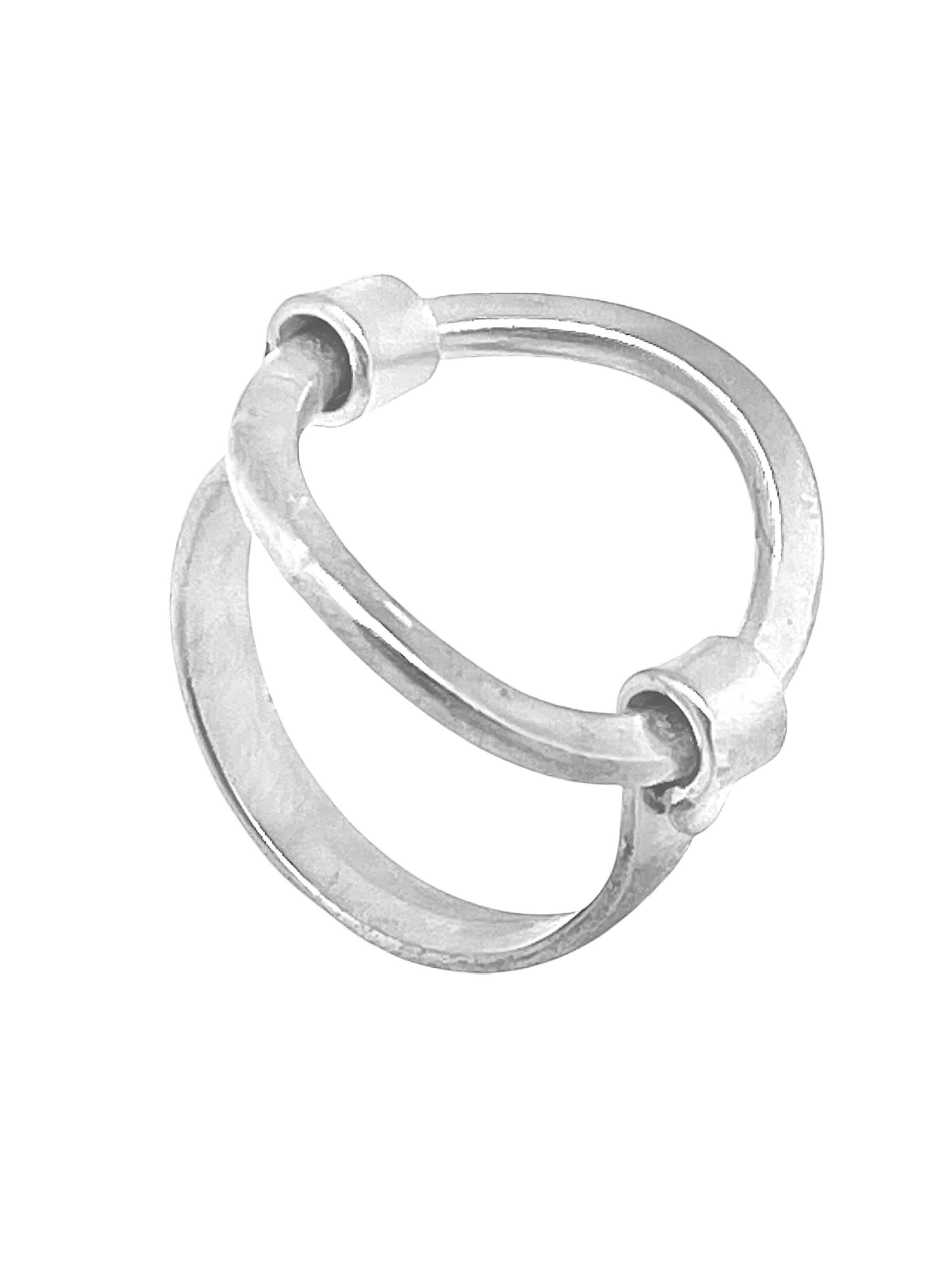 Gloria Mago Ring in Silver: front