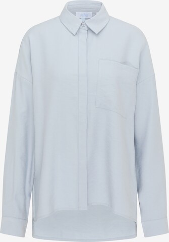 usha BLUE LABEL Blouse in Blauw: voorkant