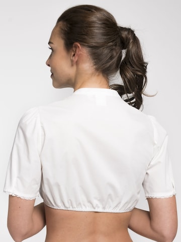 SPIETH & WENSKY Klederdracht blouse 'Brandis' in Wit