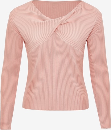 Pull-over leo selection en rose : devant