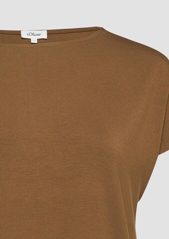 T-shirt s.Oliver CURVE en marron