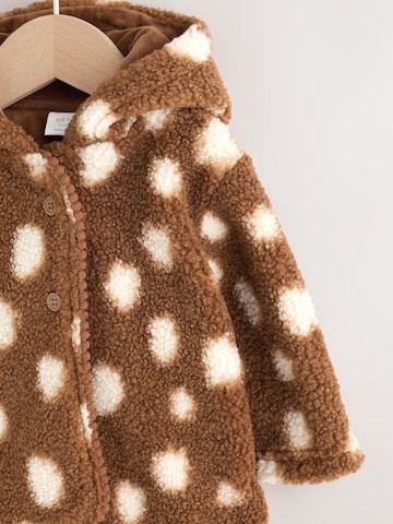 Next Fleece jas in Bruin