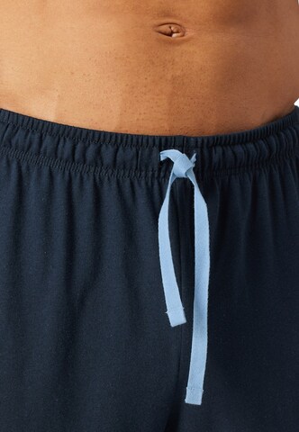 SCHIESSER Pajamas long in Blue