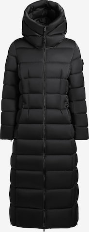 Manteau d’hiver 'Ginsa' khujo en noir : devant