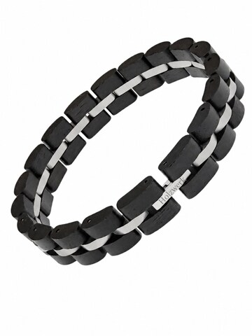 Holzwerk Armband 'STEINSEE'‌‌‌ in Schwarz: Vorderseite