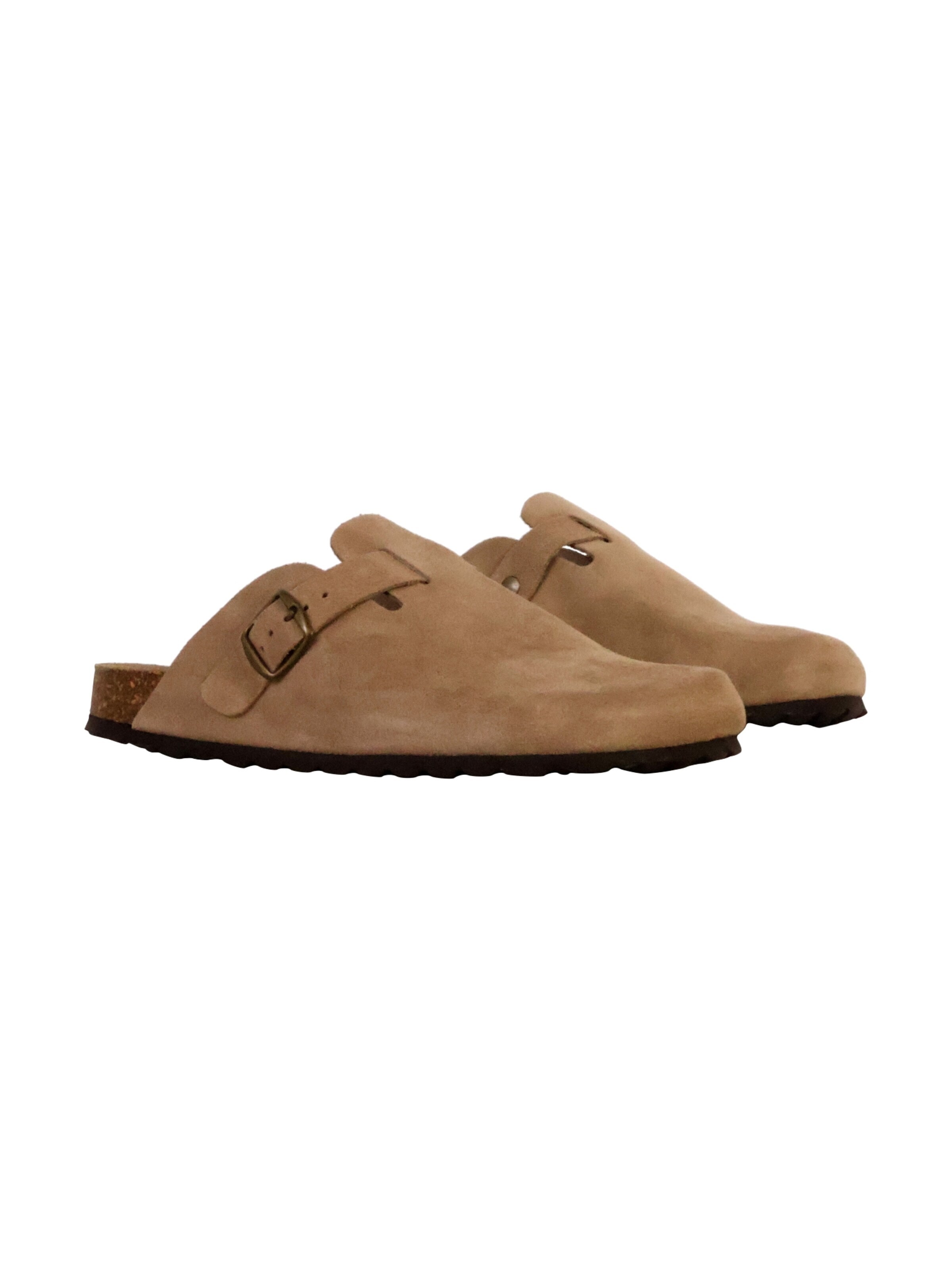 The Divine Factory Mule 'Joasis-Lederpantoletten' in Brown