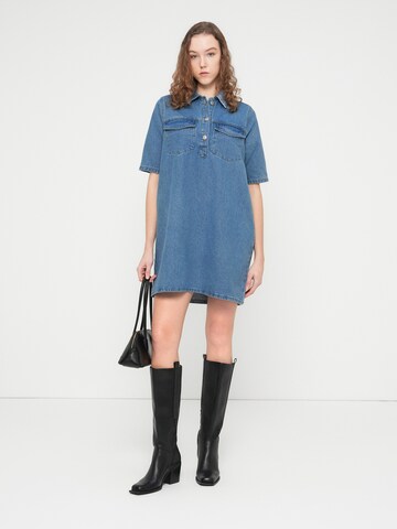 Noisy may Платье-рубашка 'NMINDIE' в Синий