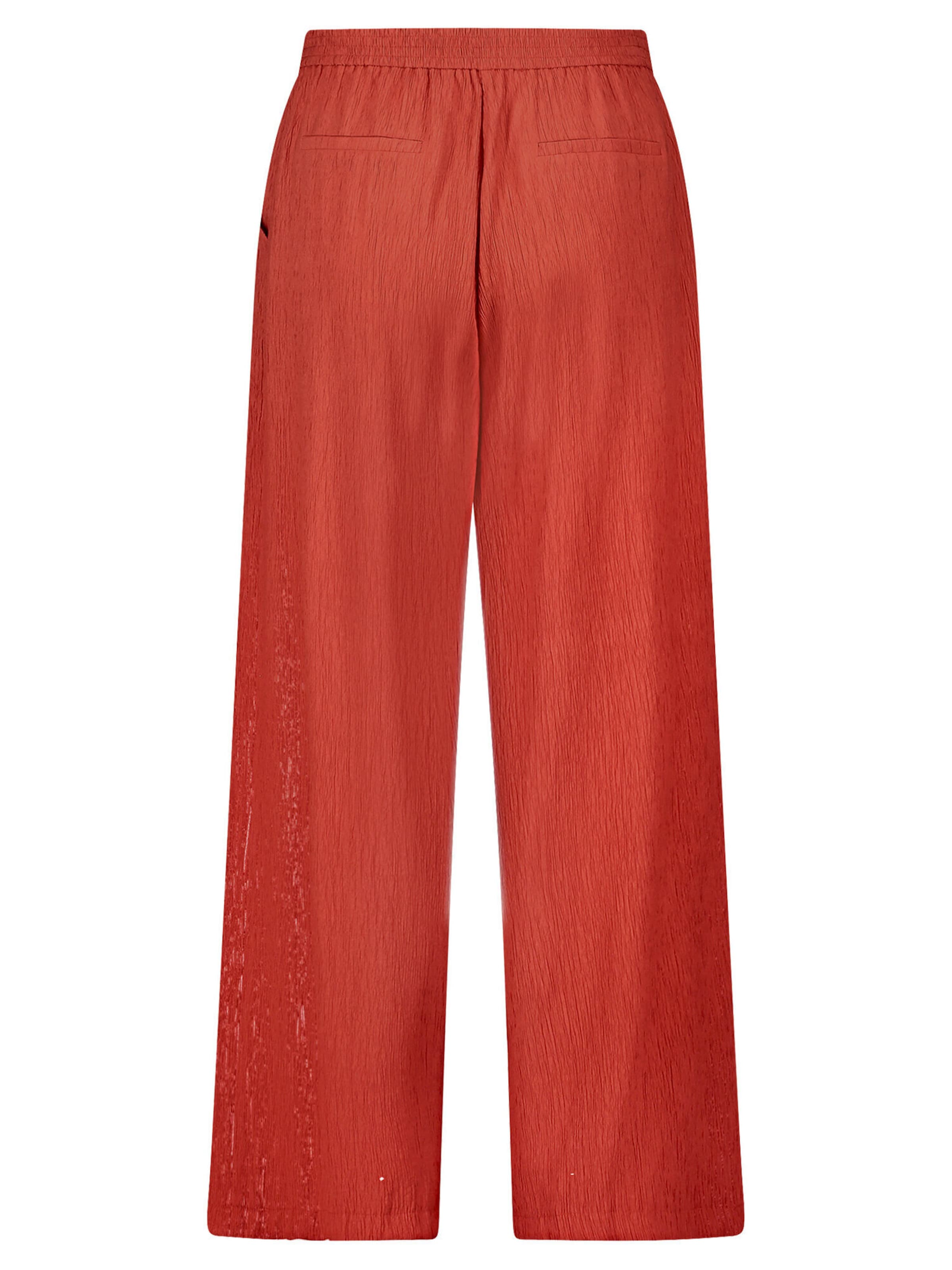 Betty & Co Slimfit Schlupfhose mit Struktur in Rot