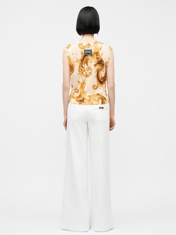 Versace Jeans Couture Πλεκτό τοπ σε λευκό