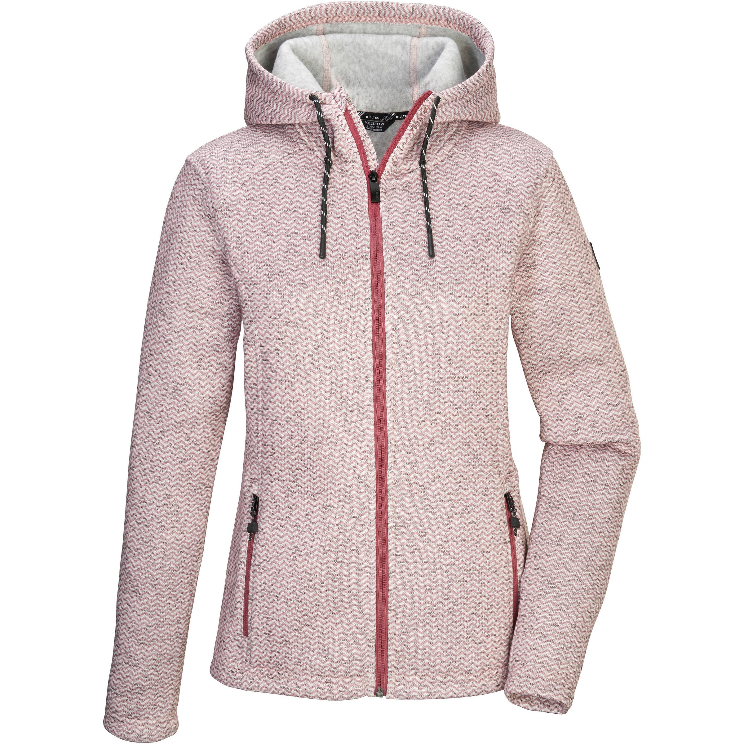 KILLTEC Fleecejacke 'KOW 5' in Pink: Vorderseite