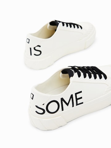 Desigual Låg sneaker i vit