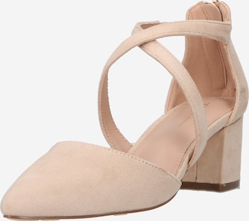 TATA Italia Slingback pumps i beige: framsida