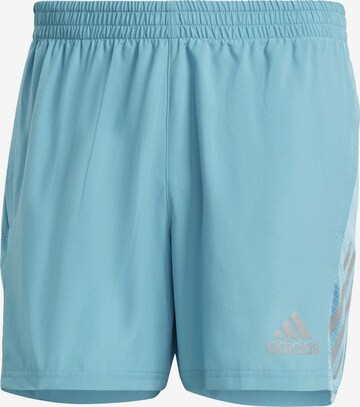 Pantalon de sport 'Own the Run' ADIDAS SPORTSWEAR en bleu : devant