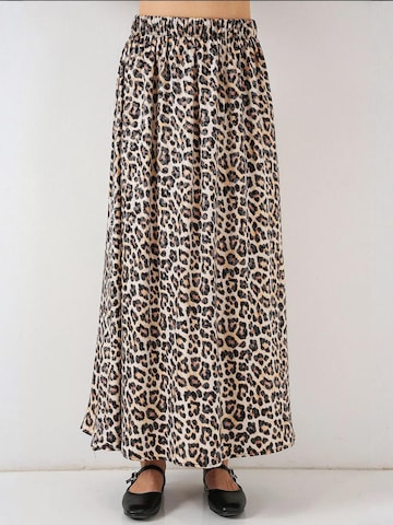 Bigdart Skirt in Brown